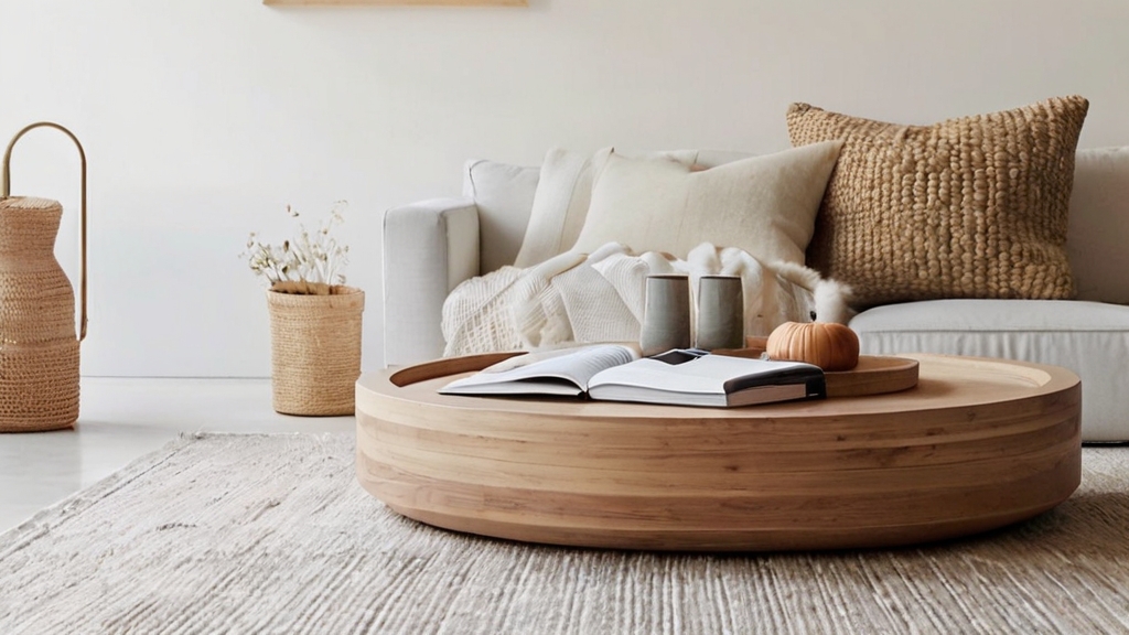Default large size and minimalist living room Light Wood Coff 2 5