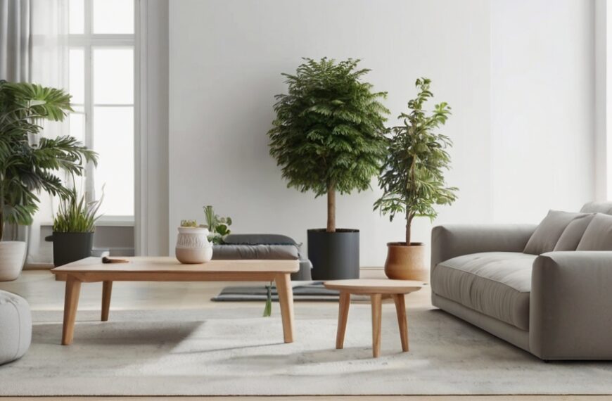 Default large size and minimalist living room Light Wood Coff 2 6