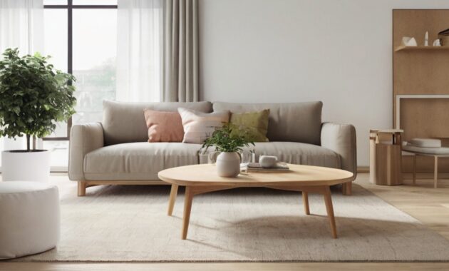 Default large size and minimalist living room Light Wood Coff 2