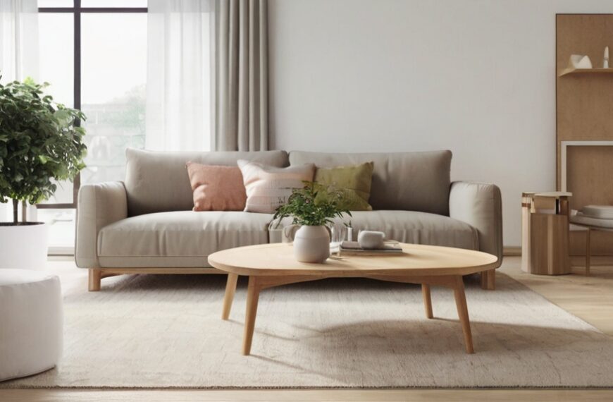 Default large size and minimalist living room Light Wood Coff 2