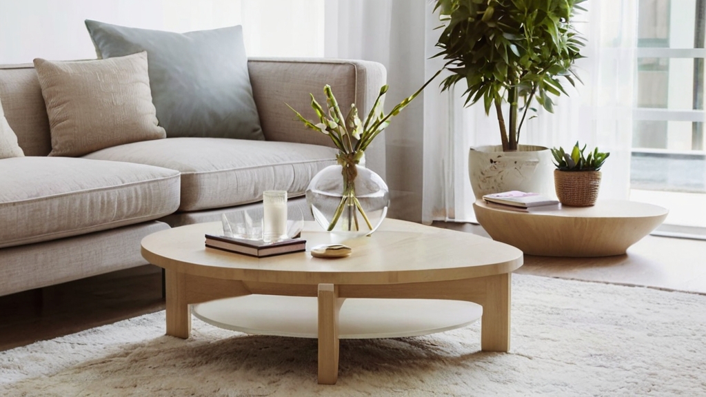 Default large size and minimalist living room Light Wood Coff 3 1