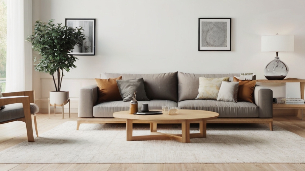 Default large size and minimalist living room Light Wood Coff 3