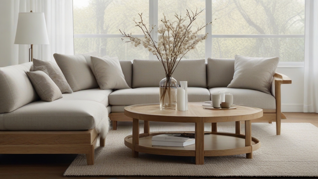 Default minimalist living room with charm sofa Natural Wood Co 1 5