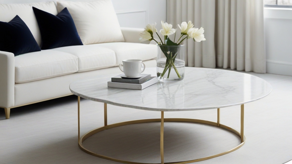 Default minimalist room and sofa Modern Marble Coffee Table Id 0