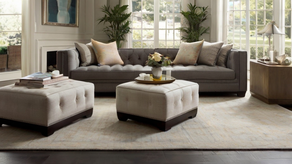 Square Ottoman Coffee Table: Dual-Duty Comfort and Style