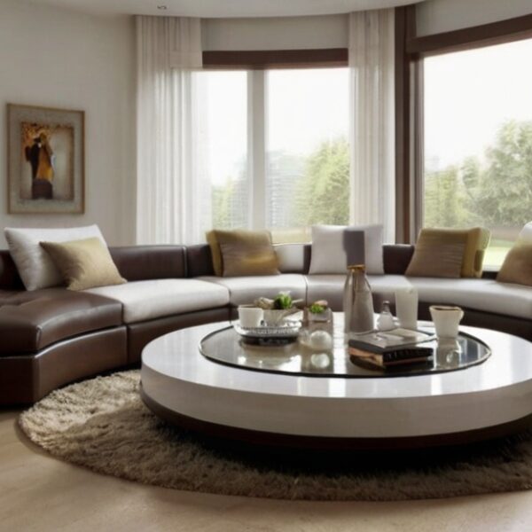 57 Best Round Ottoman Coffee Table for Modern Living