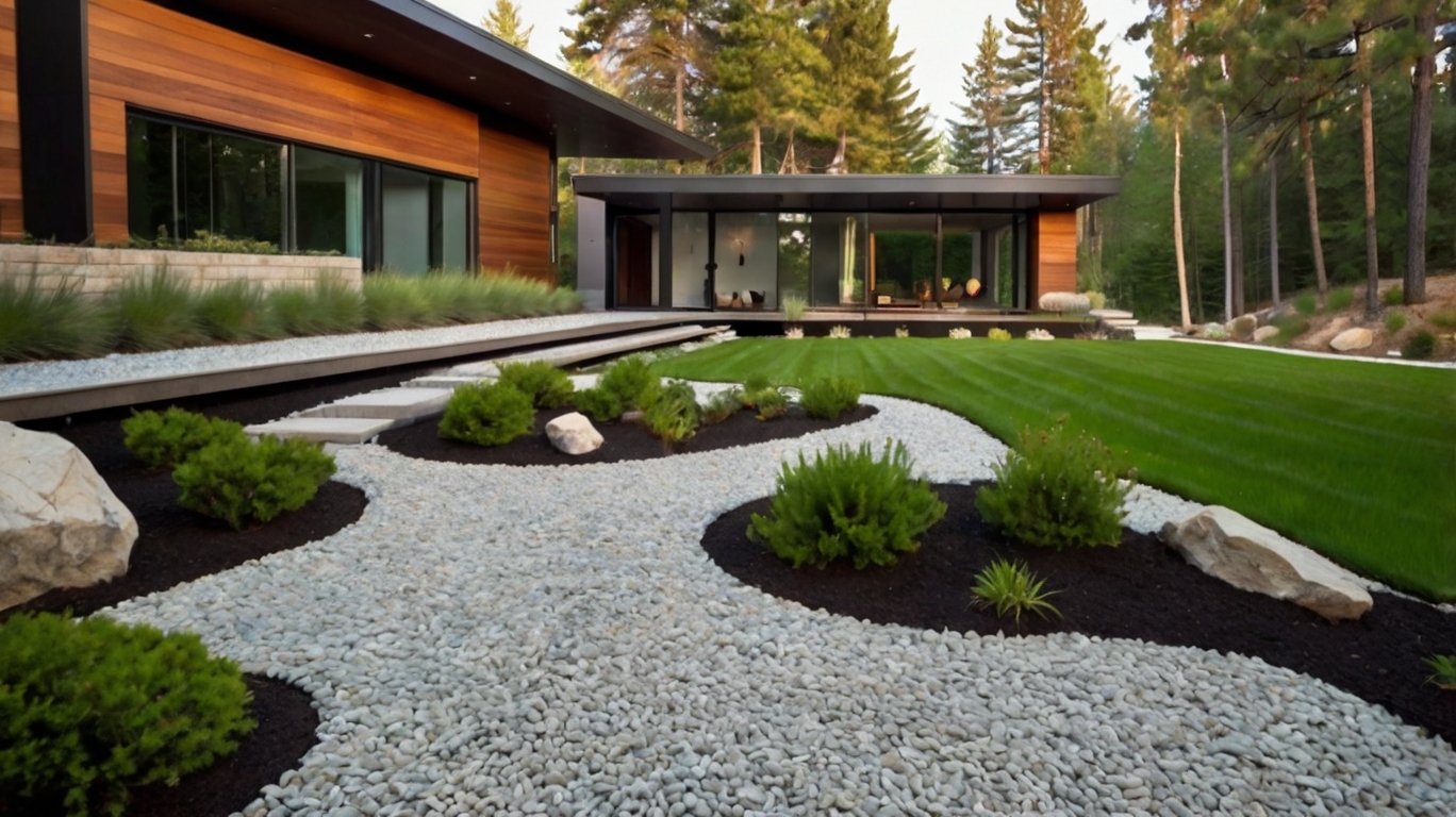 Default Minimalist house with Front Yard Landscaping Ideas Wit 1