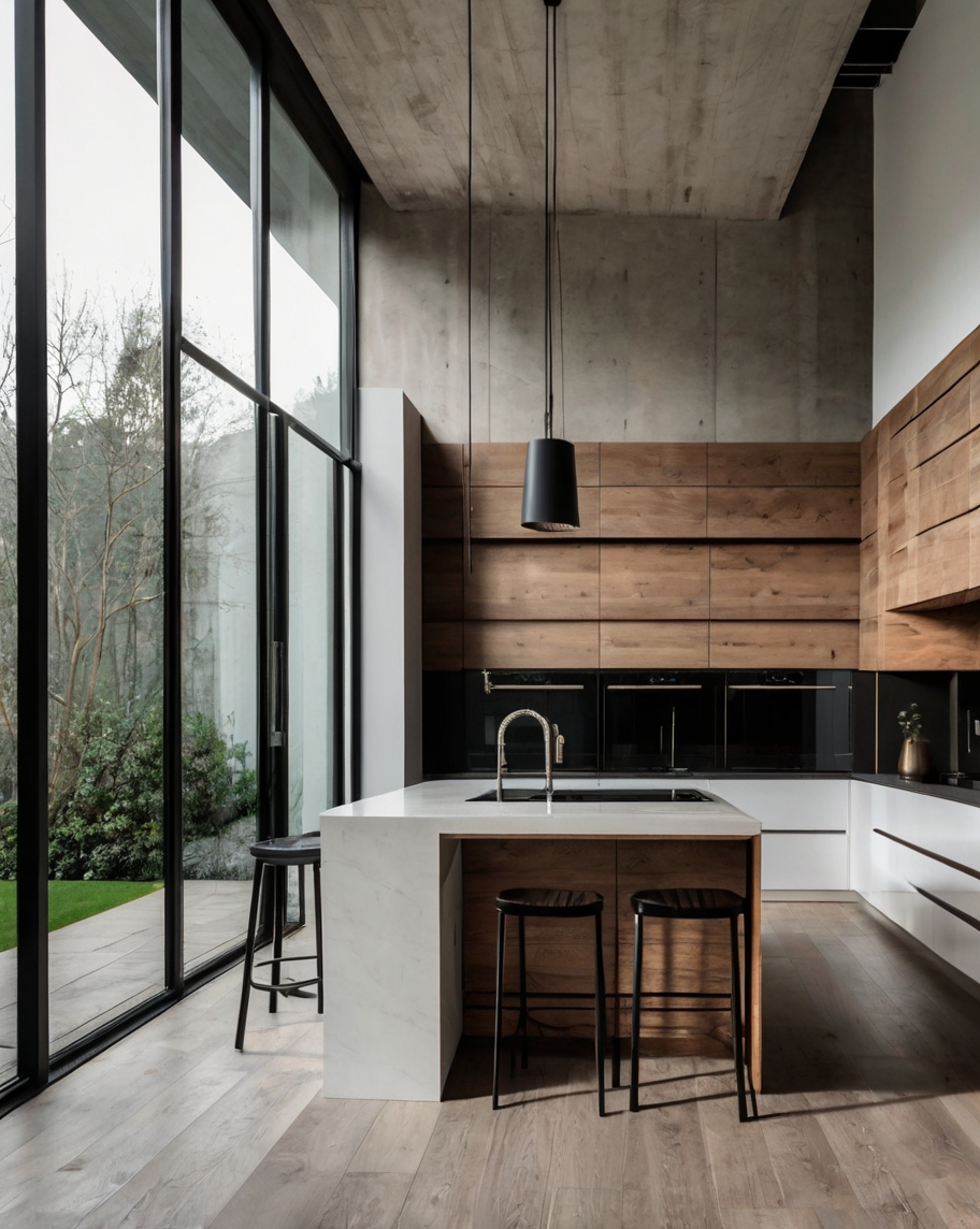 Default Minimalist house with L Shaped Kitchens Design Flexibi 2