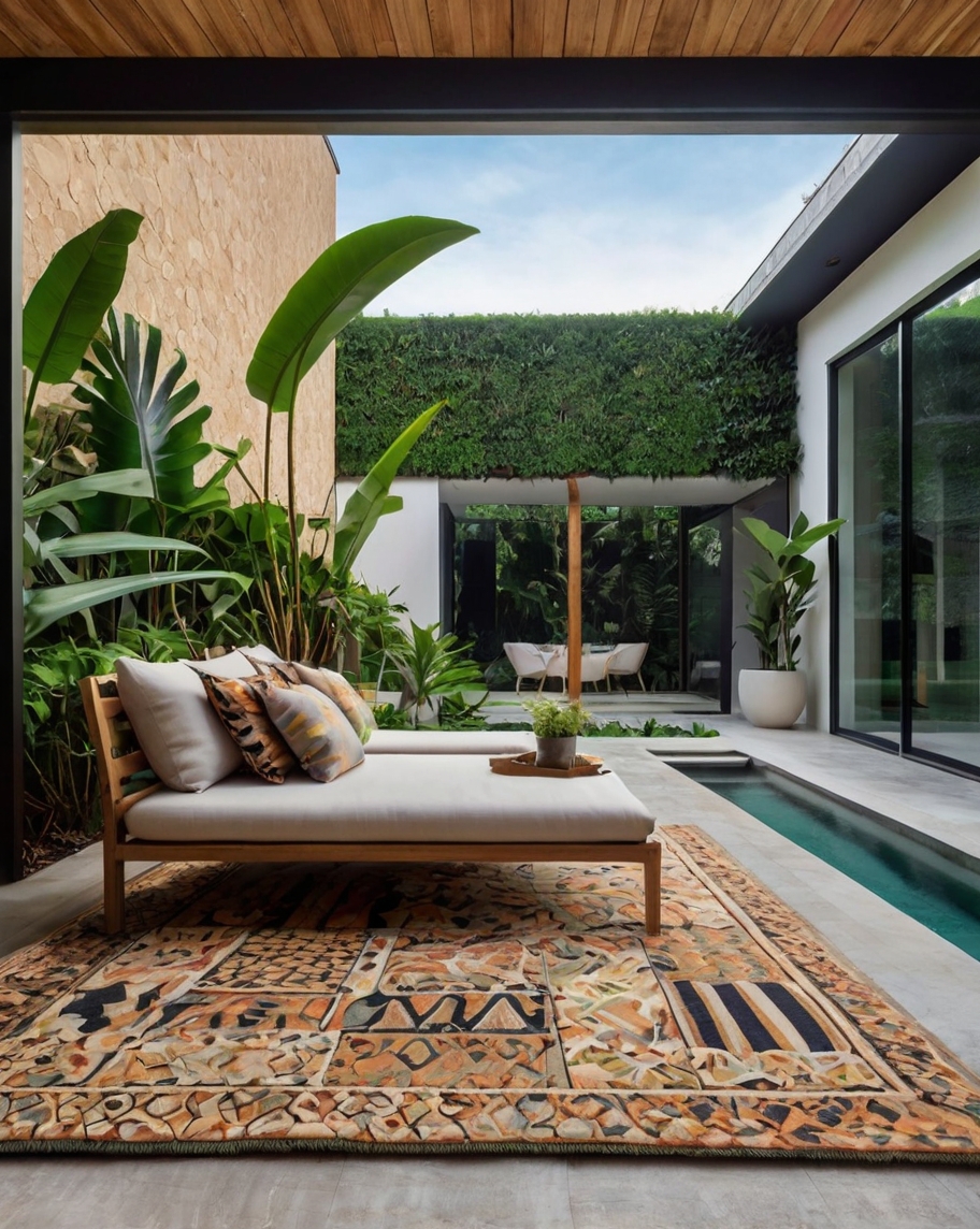 Default Minimalist house with Tropical Backyard Landscape Idea 1 6 1