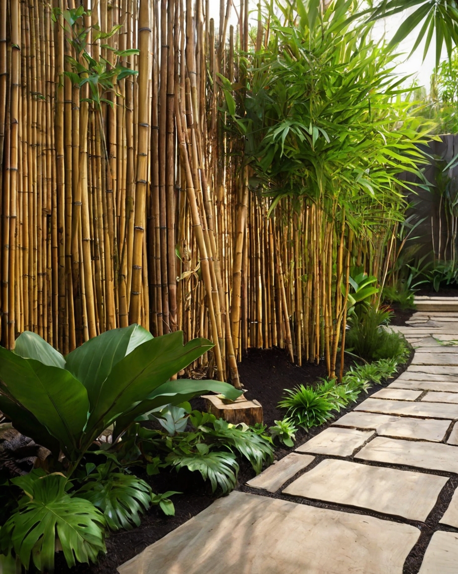 Default Tropical Backyard Landscape Ideas Natural Materials Ba 0