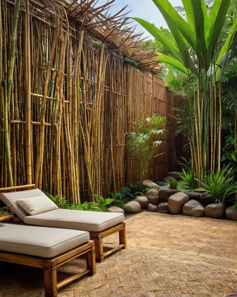 Default Tropical Backyard Landscape Ideas Natural Materials Ba 2