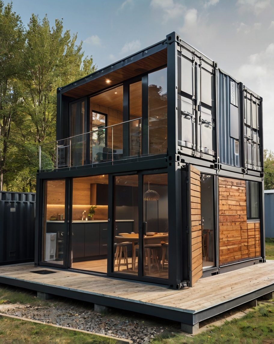 Default minimalist container house with Modern Small Kitchen S 2