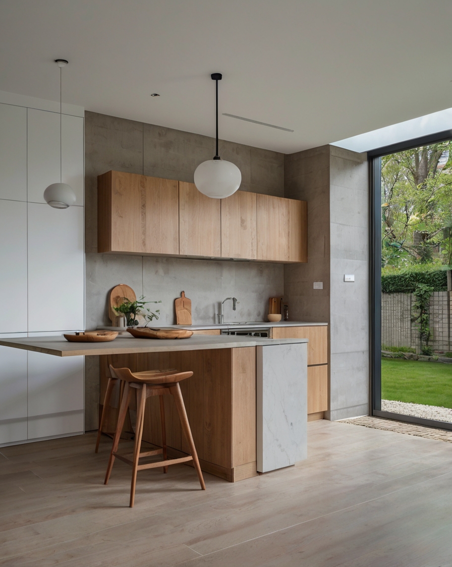 Default minimalist house with Modern Small Kitchen PullOut Cab 0