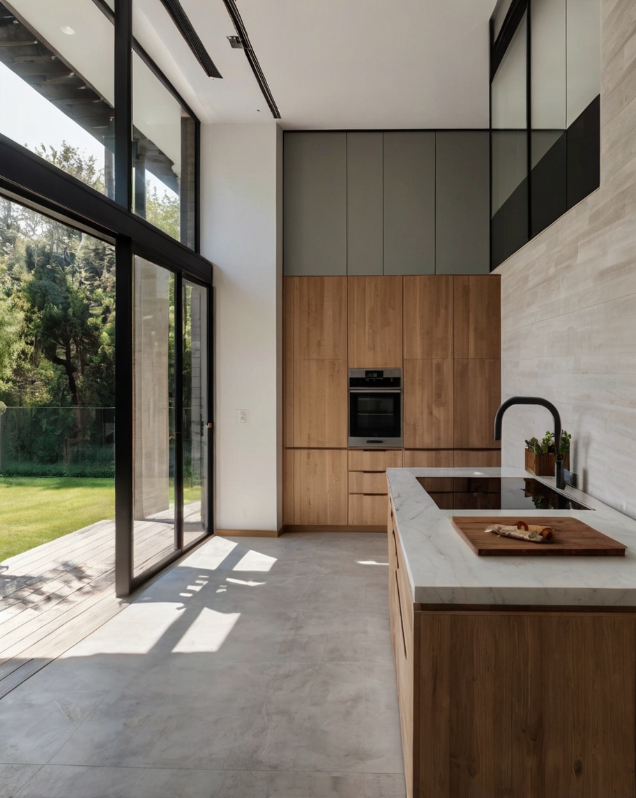 Default minimalist house with Modern Small Kitchen Vertical St 3