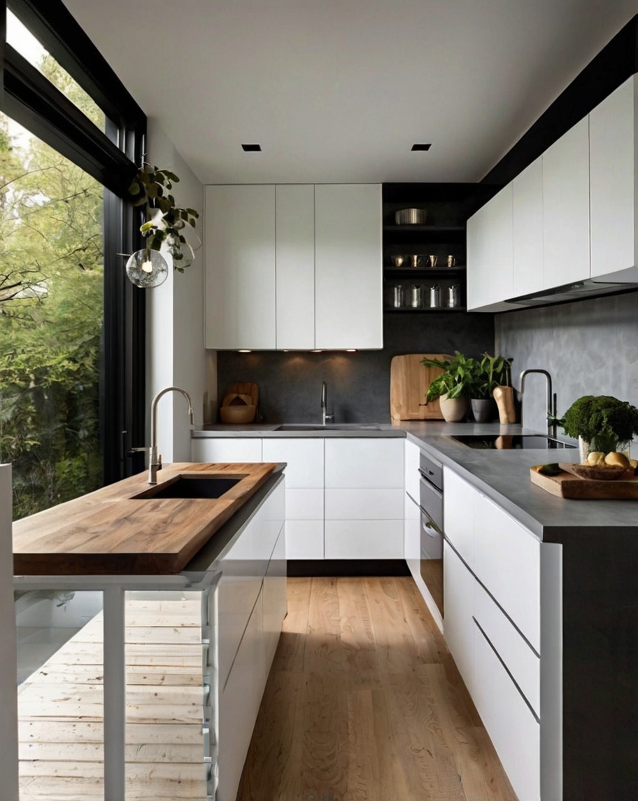 Default minimalist house with Small Galley Kitchen Ideas Effic 3 1