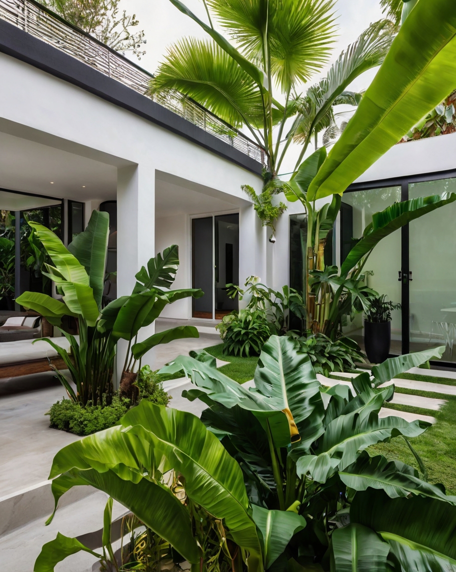 Default minimalist house with Tropical Backyard Landscape Idea 1 1