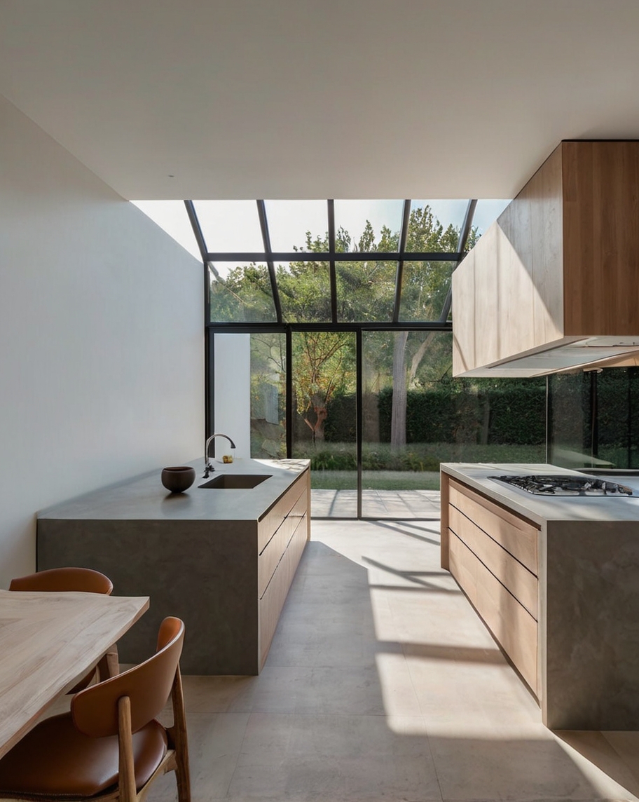 Default minimalist house with UShaped Kitchen Consider Ergonom 0