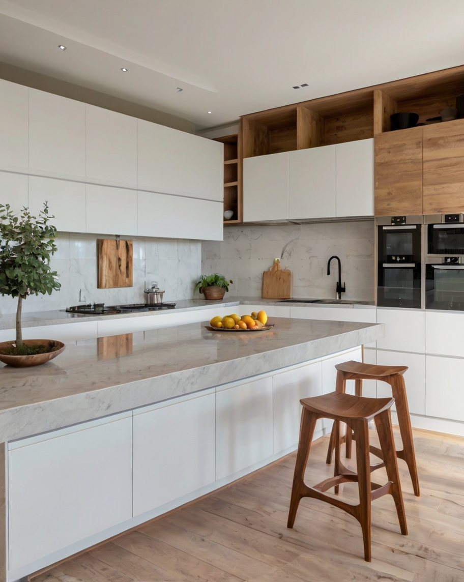 Default minimalist house with UShaped Kitchen Corner Solutions 1