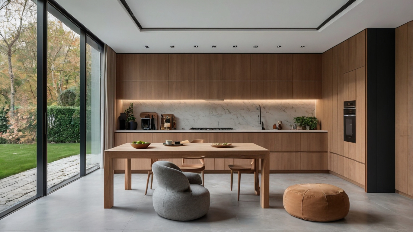 Default minimalist house with UShaped Kitchen Defined Zones 2 (1)