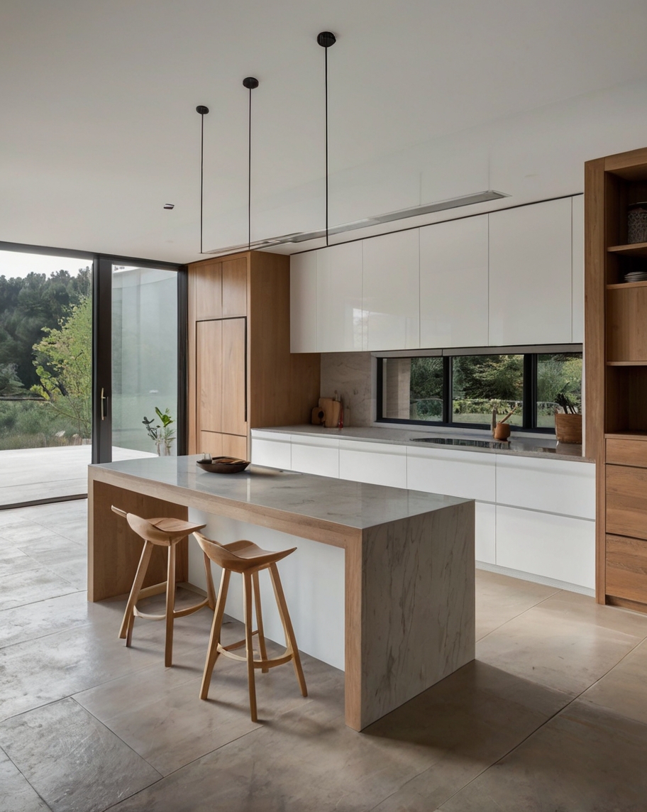 Default minimalist house with UShaped Kitchen Maintain Open Si 0