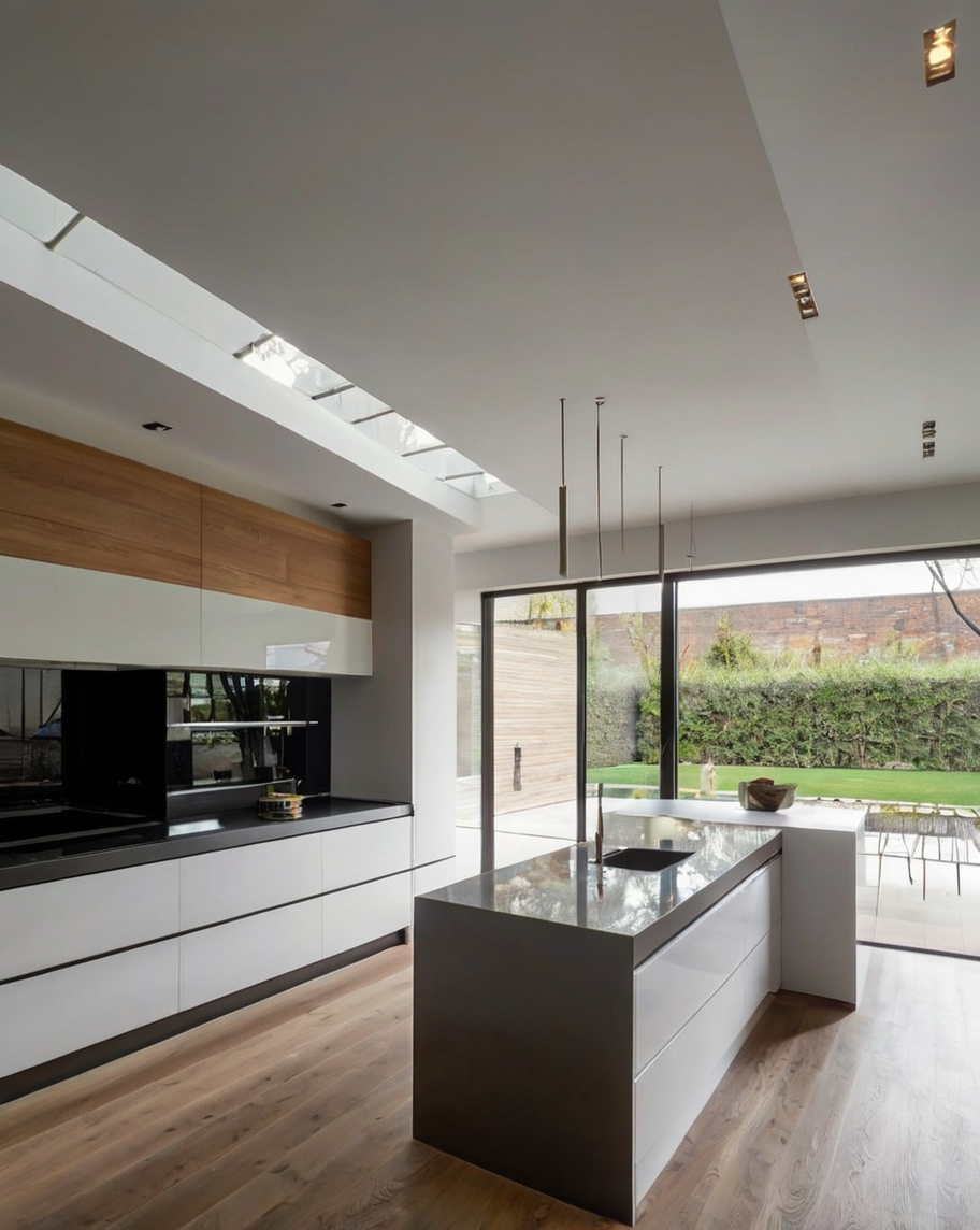 Default minimalist house with UShaped Kitchen Maintain Open Si 1