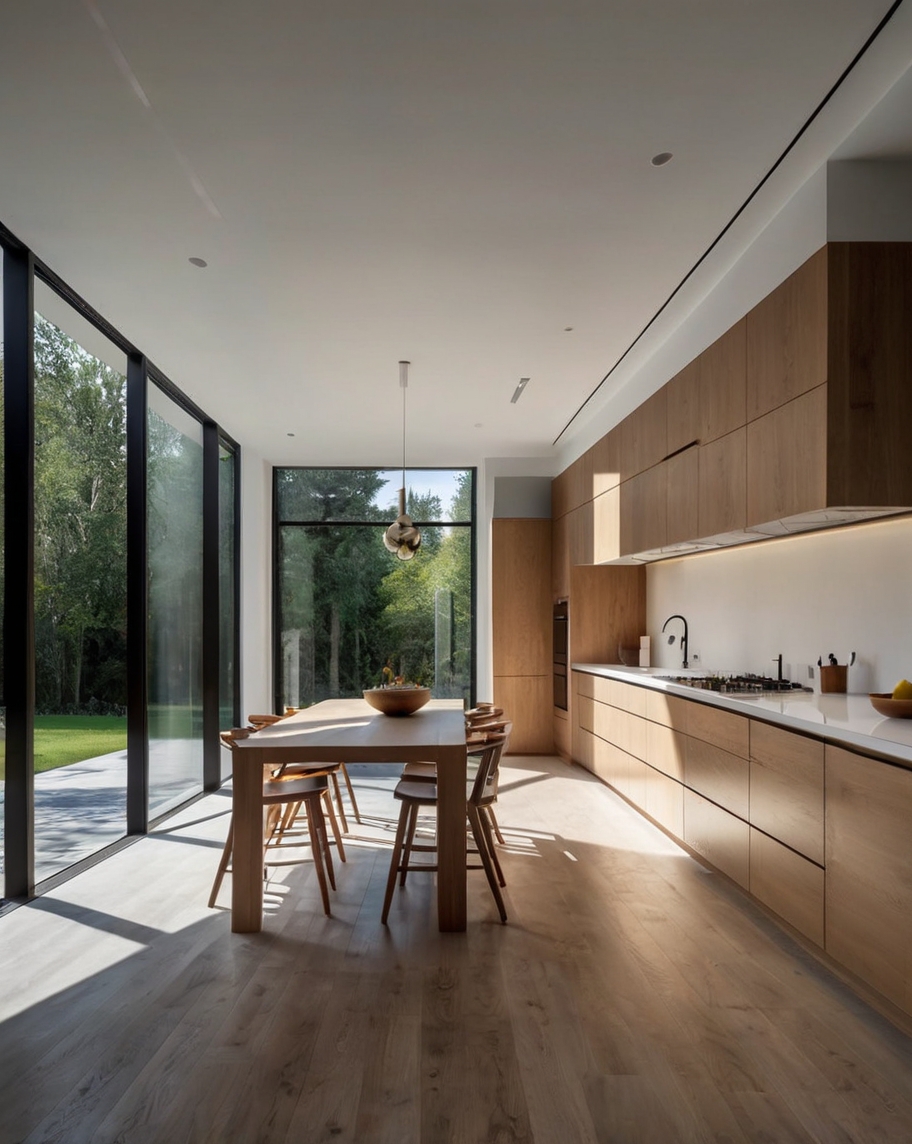 Default minimalist house with UShaped Kitchen Maintain Open Si 2