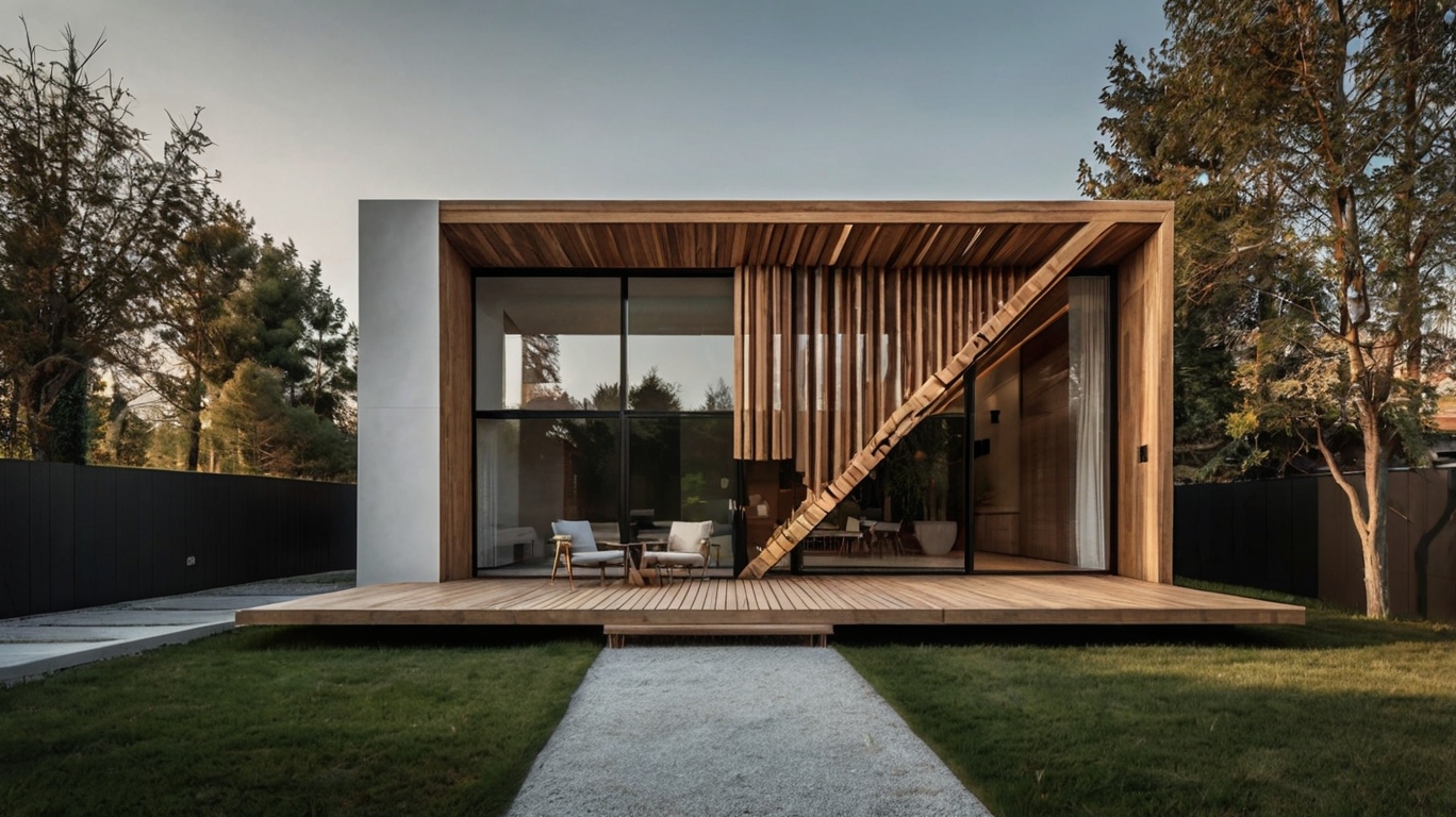 Default minimalist house with Wood Art for landscape best cutt 0