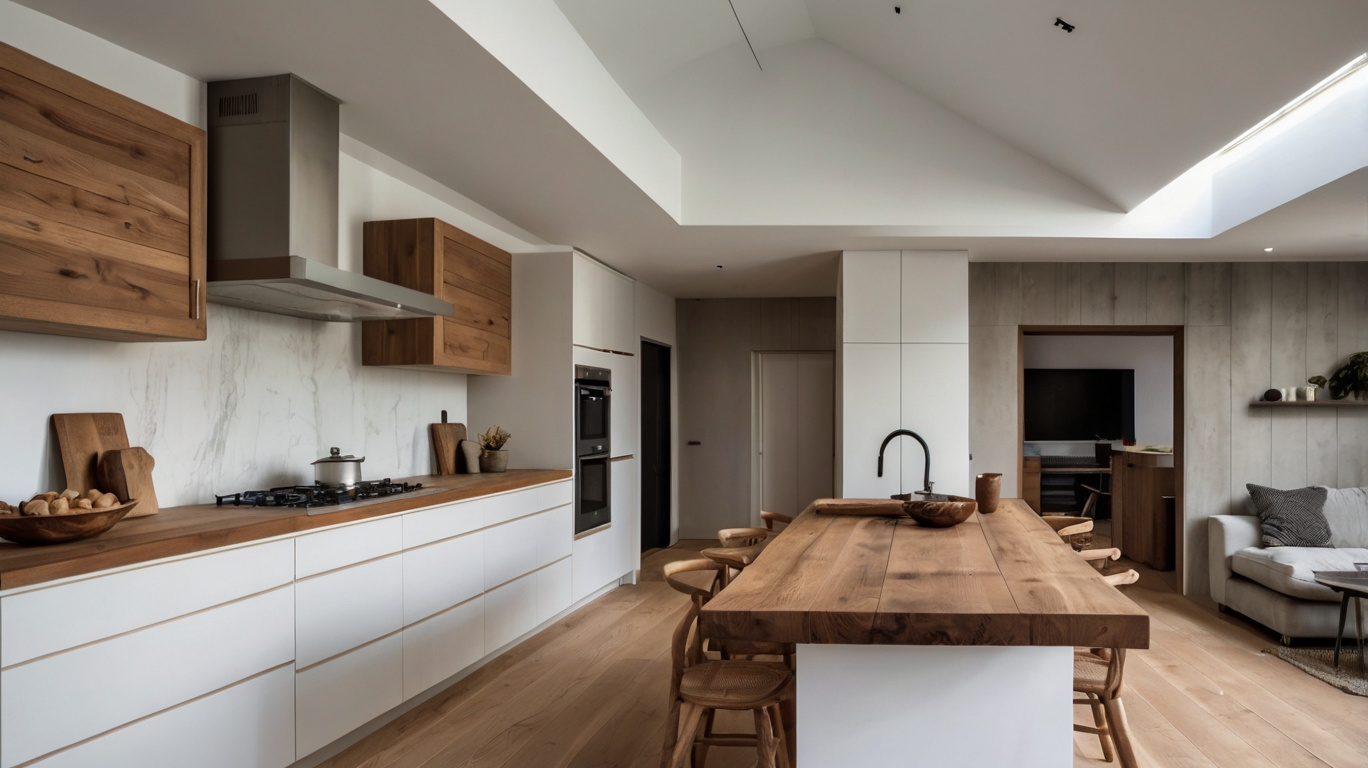 Default traditional Minimalist house with L Shaped Kitchens Ae 3 (1)