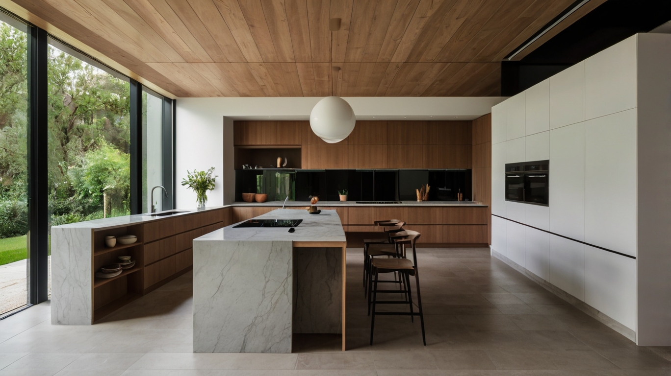 Default traditional Minimalist house with L Shaped Kitchens De 3