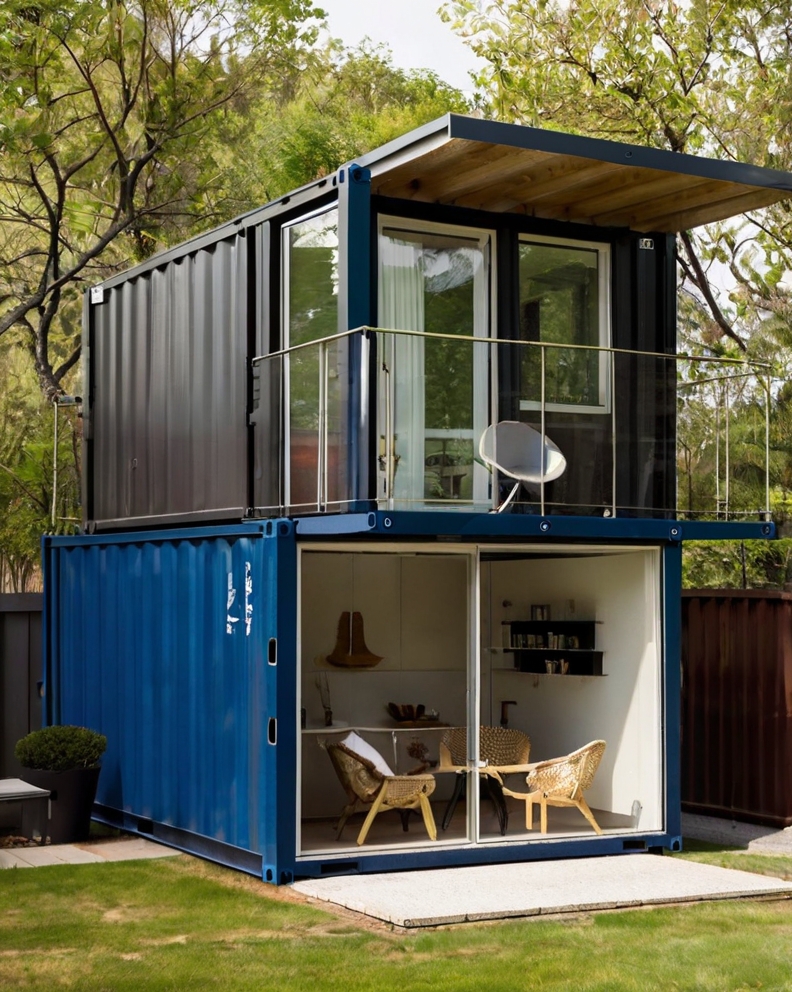 Default minimalist container house with small backyard ideas a 1