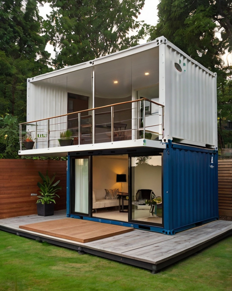 Default minimalist container house with small backyard ideas a 3