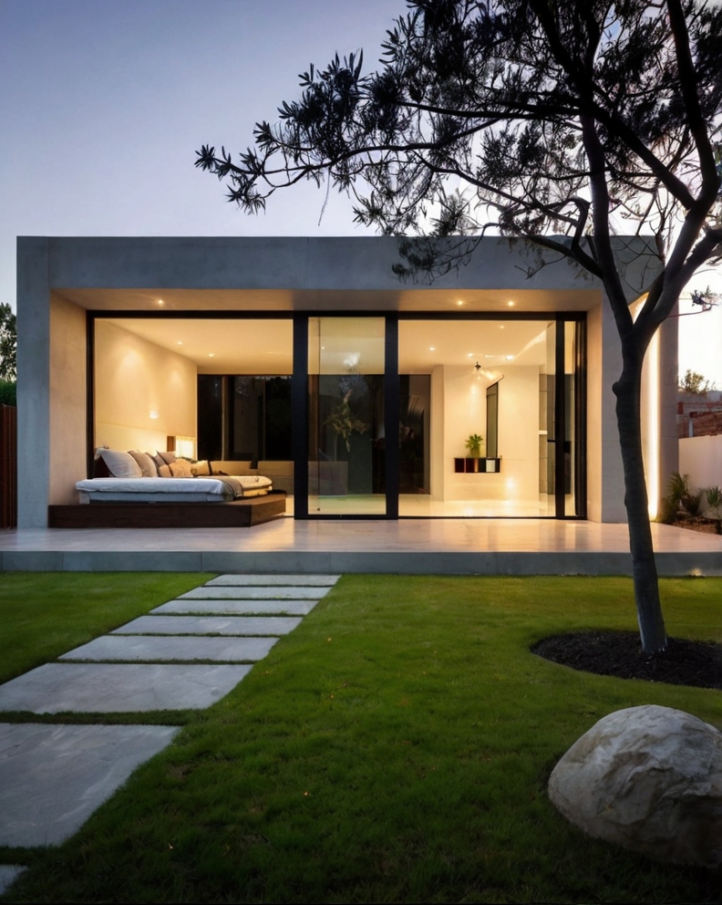 Stock Photography minimalist house ideas with small yard 0