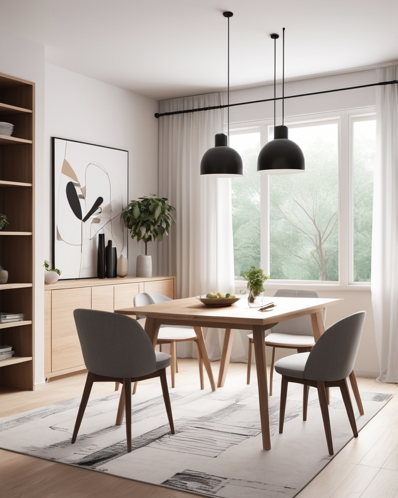 Graphic Design minimalist House with Small Dining Room Ideas U 2