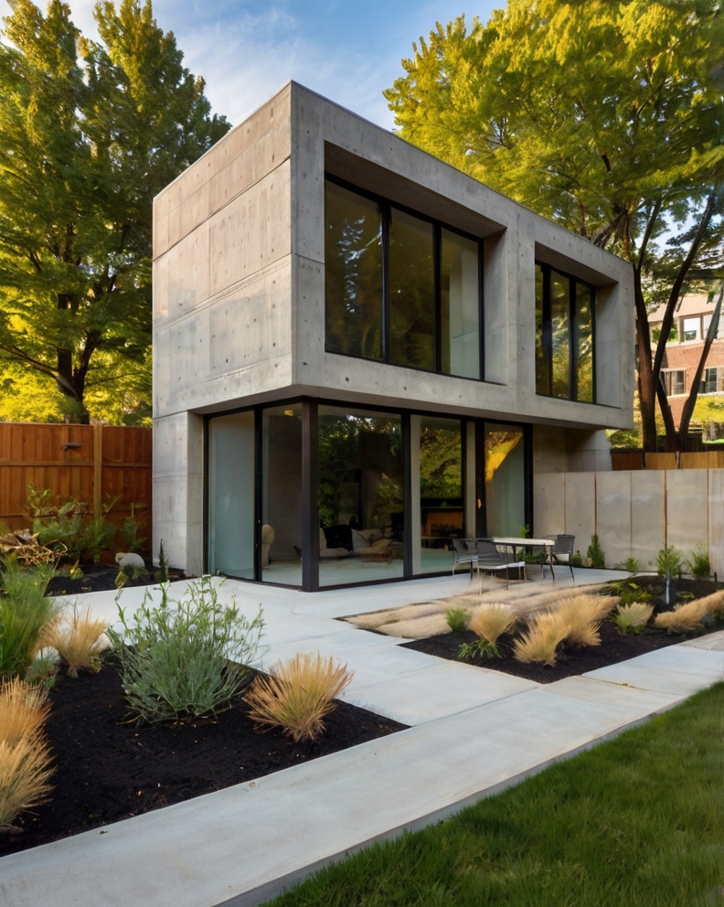 Leonardo Kino XL Cincinnati minimalist concrete House with Ba 1