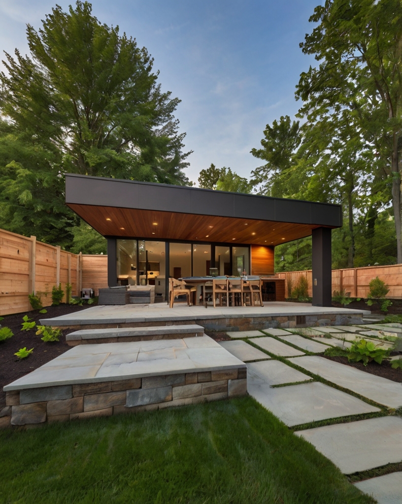 Leonardo Kino XL Cincinnati modern House with Backyard Landsc 1 (1)