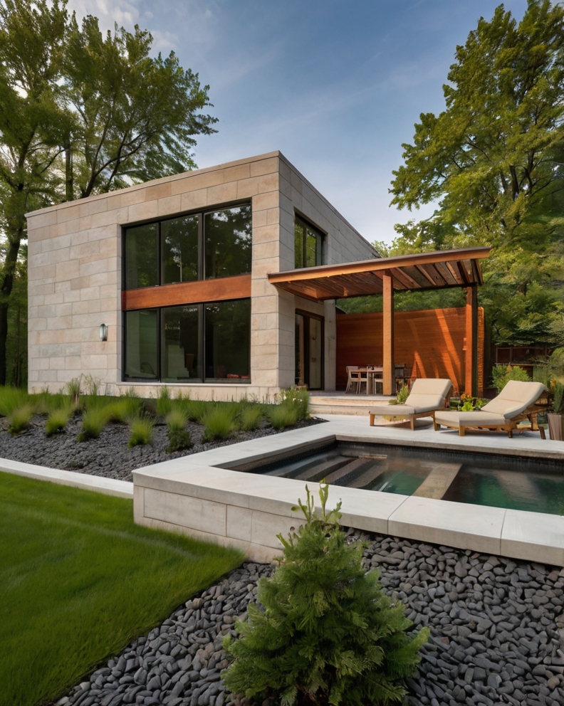 Leonardo Kino XL Cincinnati modern House with Backyard Landsc 3