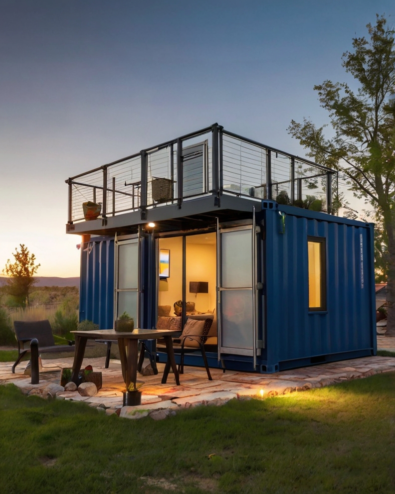 Leonardo Kino XL Colorado container house with Backyard Landsc 0 (2)