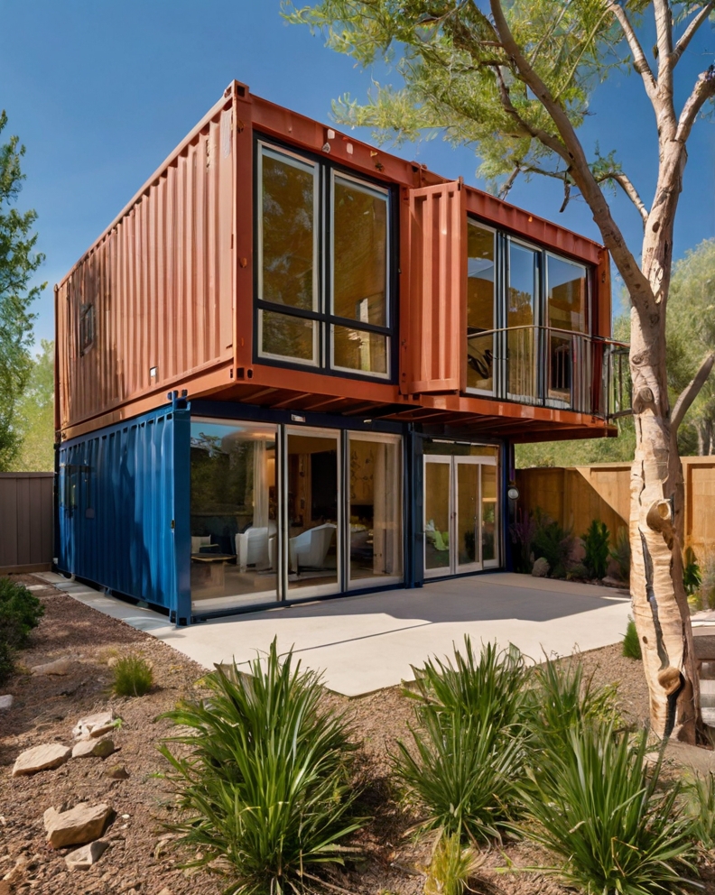 Leonardo Kino XL Colorado container house with Backyard Landsc 1