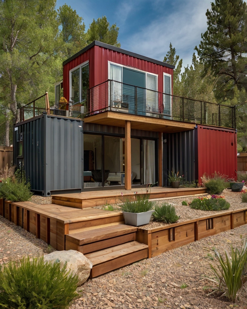 Leonardo Kino XL Colorado container house with Backyard Landsc 2 (2)