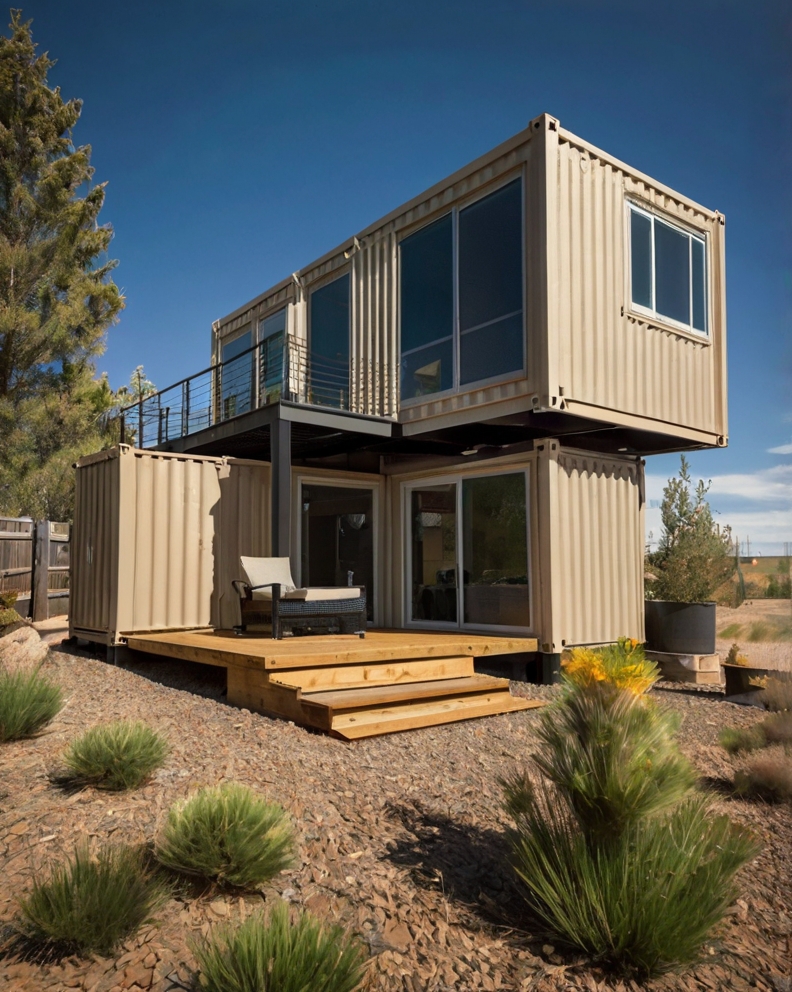 Leonardo Kino XL Colorado container house with Backyard Landsc 2