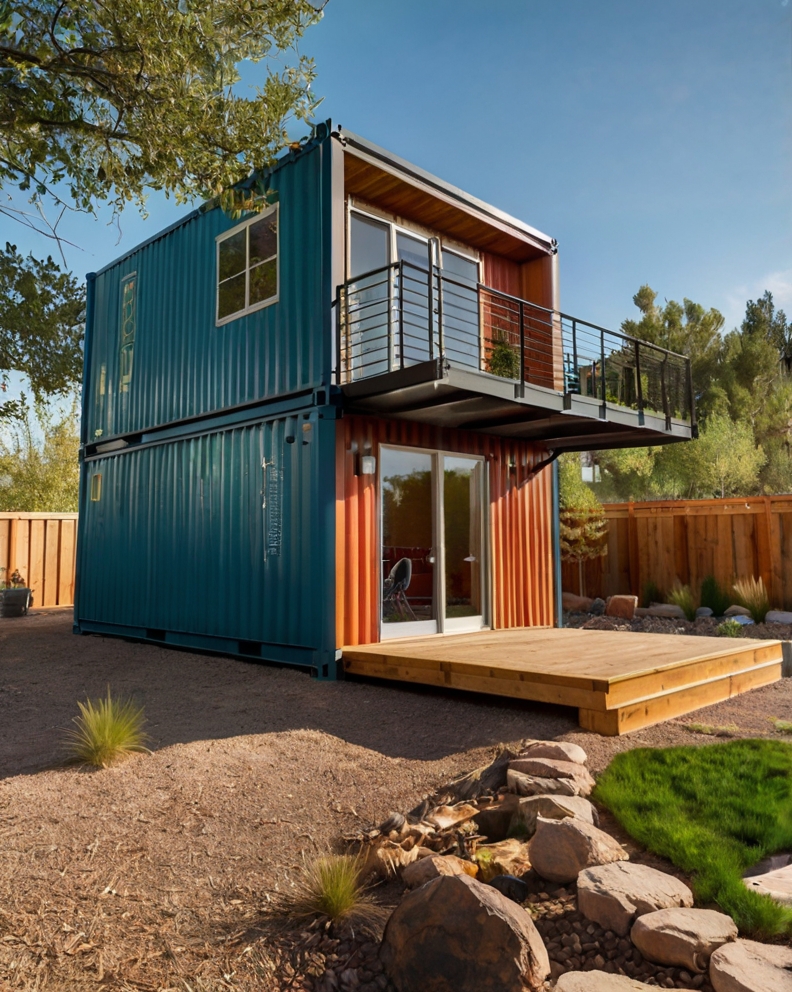 Leonardo Kino XL Colorado container house with Backyard Landsc 3 (2)