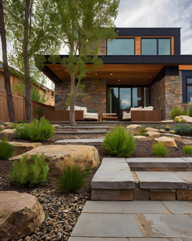 Leonardo Kino XL Colorado modern house with Backyard Landscapi 1