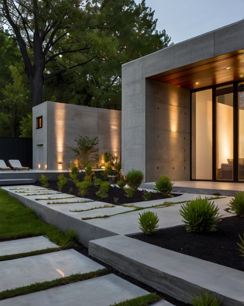 Leonardo Kino XL Louisville minimalist concrete house with Bac 2 (2)