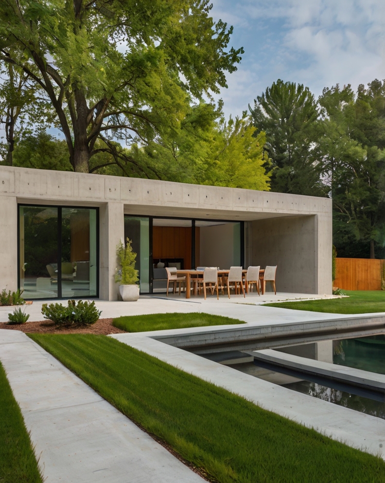 Leonardo Kino XL Louisville minimalist concrete house with Bac 2 (4)