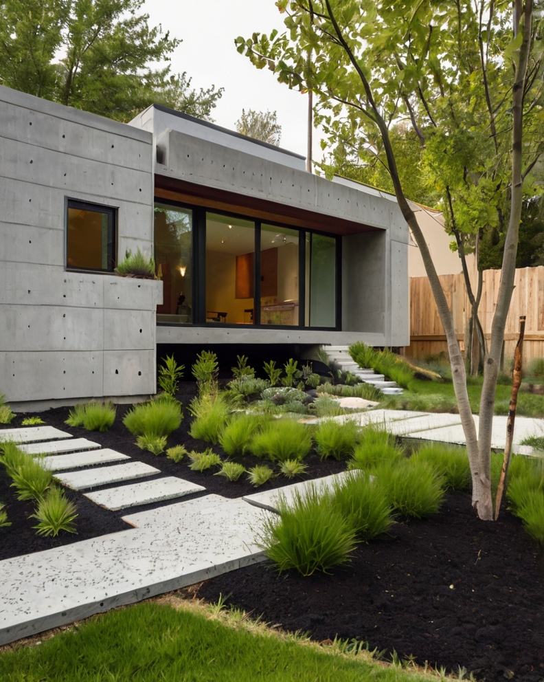 Leonardo Kino XL Louisville minimalist concrete house with Bac 2