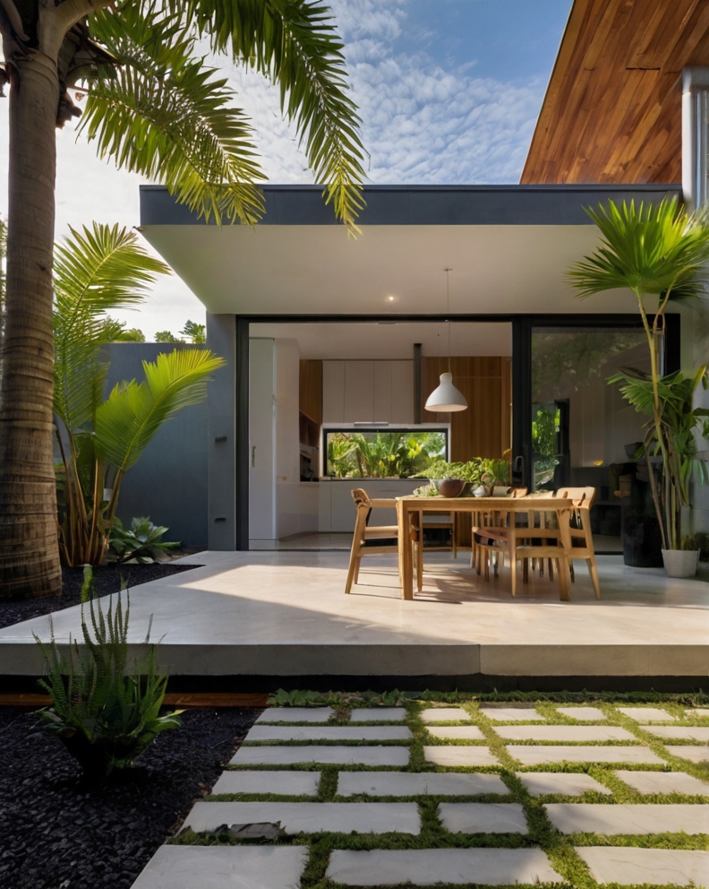 Leonardo Kino XL Tropical Oasis minimalist house with Creative 1