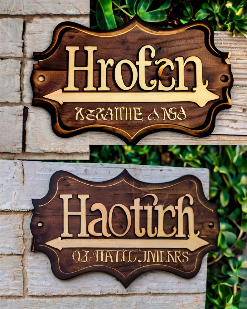 Leonardo Kino XL creative Personalized Wooden Signs ideas 0