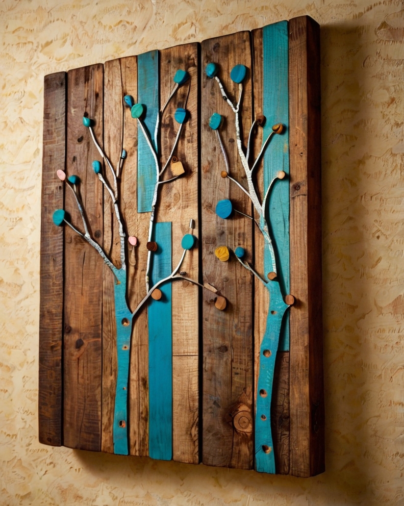 Leonardo Kino XL creative Rustic Wooden Wall Art ideas 0