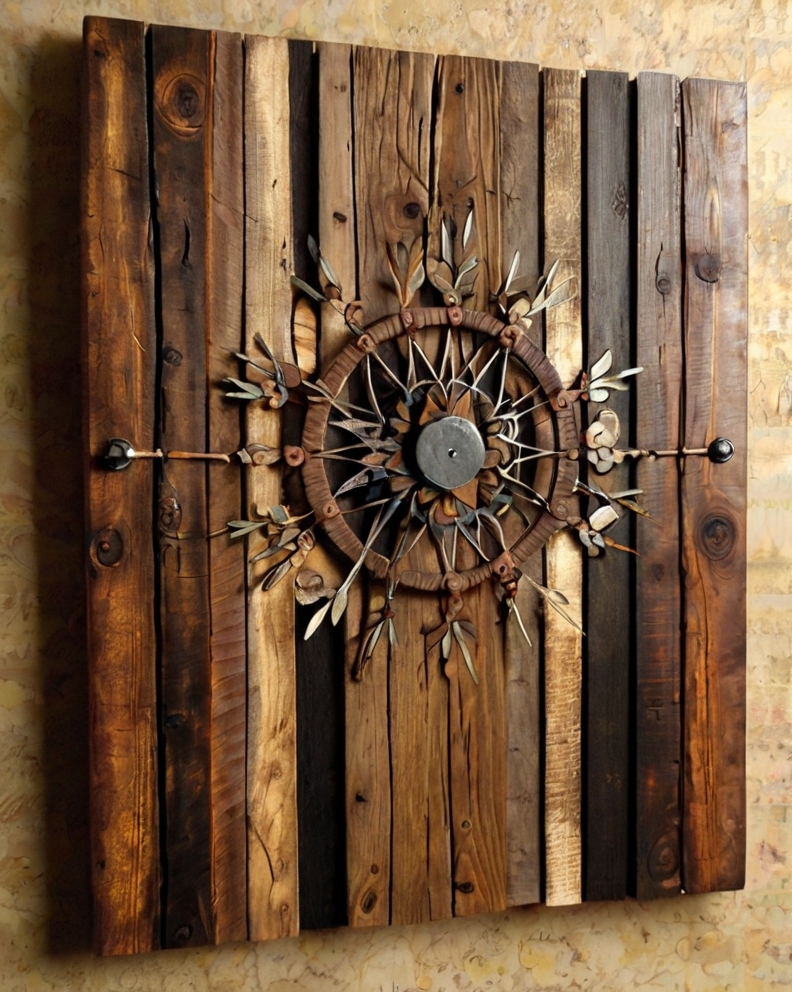 Leonardo Kino XL creative Rustic Wooden Wall Art ideas 1