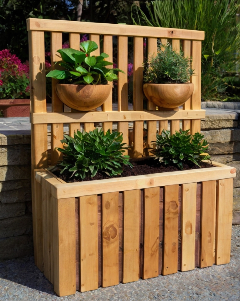 Leonardo Kino XL creative Wooden Planters ideas 1